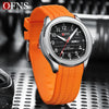 OFNS Brand Top New Leisure Fashion Men's Quartz Watch Military Sports Waterproof Automatic Date Luxury Quartz Men's Watches 2024