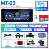 7 Inch Motorcycle GPS with Wireless CarPlay and Android Auto IPX7 Waterproof