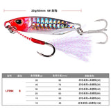 Fishing Lure Metal Jigs Saltwater Lures 10g 20g 30g 40g 50g Sinking Casting Bait Isca Artificial Vertical Jigging Lures