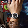 OFNS Brand Top New Leisure Fashion Men's Quartz Watch Military Sports Waterproof Automatic Date Luxury Quartz Men's Watches 2024