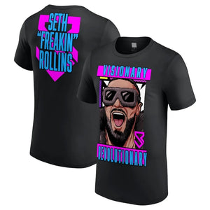 Wrestling Men Seth Freakin Rollins Visionary Revolutionary T-Shirt Hot Selling New Summer Women Short Sleeve Tops Children