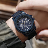 4PCS Men Military Watches Set Casual Sport Quartz Watch Nylon Band Male Clock Watch Relogios Masculino（Without Box）