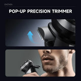 ENCHEN Electric Shaver Razor Beard Trimmer Rotary 3D Hair Shaver Professional Razor Waterproof Safety Lock Man - BlackStone Max