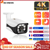 4K 8MP AHD Camera 5MP 2MP CCTV Video Surveillance Home Security Outdoor Waterproof Bullet Analog IR Day Night Vision BNC Camera