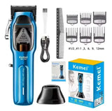 Kemei Hair Clipper Kit for Men 10W Big Power 9000RPM KM-1763 KM-264 Rechargeable Trimmers KM-1112 Professional Electric Shaver