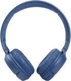 JBL Tune 510BT: Wireless On-Ear Headphones with Purebass Sound - Blue, Medium