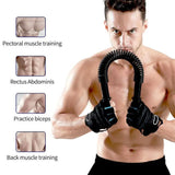 20KG Arm Chest Strength Training Spring Power Twister Bar Developer Men Tools Office Adult Sport Fitness Hosue Exercise