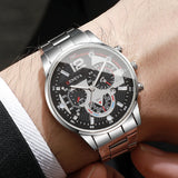 4PCS Men Business Watches Fashion Male's Analog Quartz Watch Relogios Masculino（Without Box）