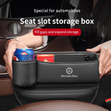 Car Seat Gap Storage Box Seat Multifunction Gap Cup Holder For Mercedes-Benz A C E S V Class AMG Sprinter GLC ML SLK CLS GLA GLK