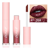 New Matte Glitter Liquid Lipstick Diamond Shiny Lip Gloss Waterproof Long Lasting Pearl Lipgloss Women Lip Tint Makeup Cosmetics