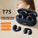 Bluetooth 5.3 Bone Conduction Headphones T75 Sports and Gaming