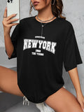 Shirts for Women 1968 The New York Is Young Woman Tshirts Oversize Creativity Streettshirt Short Sleeve Clothes