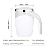 Automatic Stirring Cup Mug Rechargeable Portable Coffee Electric Stirring Stainless Steel Rotating Magnetic Home Drinking Tools