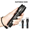 High Power Led Flashlights Camping Torch 5 Lighting Modes Aluminum Alloy Zoomable Light Waterproof Material Use Mini Flashlight