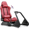 Racing Style Reclining Seat with Seat and Bluetooth Speakers, Ultra-Sturdy Alloy Steel Frame, Racing Simulator Cockpit