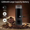 New Compact Espresso Machine NEW Portable Mini Coffee Maker for Ground Coffee and Capsules - Convenient and Travel Friend