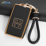 Car Key Case Cover Shell Fob For Renault Koleos Kadjar Captur Megane Talisman Espace Clio Zoe Scenic 4 Arkana Dacia Sandero