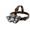 5 LED Headlamp Rechargeable with Built in 18650 Battery Strong Light Headlight Camping Adventure Fishing Head Light Flashlight