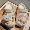 The Same Popular Plush Three-dimensional Cat and Fish Bear Dolphin Crocs Accessories Shoes Flower Bow Diy Shoe Buckle