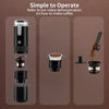 New Compact Espresso Machine NEW Portable Mini Coffee Maker for Ground Coffee and Capsules - Convenient and Travel Friend