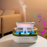 Rain Cloud Air Humidifier Water Drip Micro Landscape Essential Oil Diffuser with 7 Night Light Cool Mist Humidifier for Bedroom