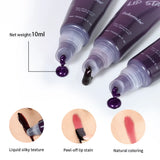 3colors Peel Off Liquid Lipstick Waterproof Long Lasting Tear Lipstick Lip Gloss Women Sexy Makeup Tear Pull Lips Mask Cosmetics