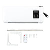 Electric Wall Heater 1500W ABS Wall Mounted Space Heater Fast Heating and Cooling Machine with Remote Control Towel Drying Rack