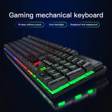 Gaming Keyboards Mechanical Feeling Keyboards with Backlight for Computer Tablet PC Gamer PC Laptop Not Wireless Keyboard