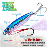 Fishing Lure Metal Jigs Saltwater Lures 10g 20g 30g 40g 50g Sinking Casting Bait Isca Artificial Vertical Jigging Lures