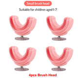 U-Shaped Replacement Brush Heads For Sonic Electric Toothbrush Soft Brush Head Accessories 360 Degrees Teeth Clean For Kids