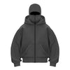 Y2k Retro Fashion Double Layer Hoodies Hip Hop Ninja Street Zipper Hoodie Balaclava Gothic Autumn Winter Tracksuit Sweatshirt