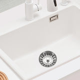 Anti Constipation Kitchen Sink Strainer Drain Easy To Clean Rinse Seamless Flow Smooth Water Flow Construction