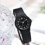 2024 New 1Pc Black Children's Watches Silicone Strap Soft Small Wrist Watches Teen Boys Girls WristWatch Unisex Kids Watches