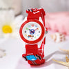 Fun Cartoon Car Themed Children Watches Cartoon Watches Silicone Quartz Wristwatch Birthday Gift Kid Girl Boy Watch Reloj