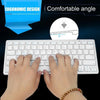 Hot Ultra-Slim 78 Keys Wireless Bluetooth-Compatible Keyboard For Air For Ipad Mini Keyboards For Mac Computer PC Macbook