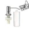 Kitchen Sink Countertop Press Pump Apparatus 350/500ml Stainless Steel Reusable Pump Head Extension Tube Liquid Bottle Sink Pump