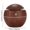 Home Wood Grain Air Humidifier Purifier Aroma Diffuser USB Ultrasonic Cool Mist Sprayer Essential Oil Fragrance Gifts