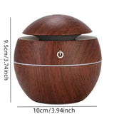 Home Wood Grain Air Humidifier Purifier Aroma Diffuser USB Ultrasonic Cool Mist Sprayer Essential Oil Fragrance Gifts