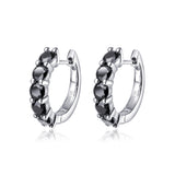 EWYA 100% Real 3.5mm 0.2ct Moissanite Hoop Earrings for Women S925 Sterling Silver Earring Luxury Designer Wedding Fine Jewelry