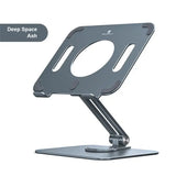 Notebook Stand Adjustable Ergonomic Design Foldable Turntable Phone Accessories Lazy Mount Non-slip Silicone Rotation Riser