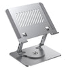 Ergonomic Height Multi-Angle Adjustable Foldable Metal 360 rotation Laptop Stand N087