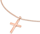 Stainless steel cross necklace female pendant niche light luxury design sense 2024 new lovers collarbone choker boudoir gift