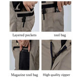 New Men's Tactical Work Pants Outdoor Waterproof Cargo Trousers Casual Multi-pocket Wear-Resistant Outdoor Training Trousers