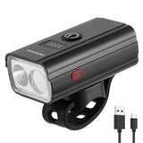 LED Bicycle Headlight USB Rechargeable Bicycle Front Lamp 6 Gears Power Display Bike Flashlight Bicycle Accessories