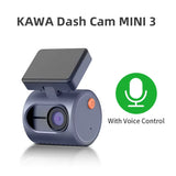 2K Dash Camera for Cars DVR  Dash Cam MINI 3 Video Recorder Emergency Voice Control Night Vision Wifi APP Monitor Dashcam