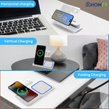 Wireless Charger 3In1 Fast Charger Dock for Apple Watch Air Pods Iphone 16 15 14