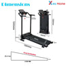 Treadmill Running Machine Folding Gym Home Electric Motorized FIXED Incline