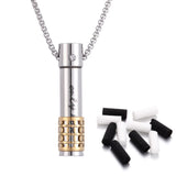 2024 New Aromatherapy Jewelry Necklaces Essential Oil Diffuser Necklace Stainless Steel Open Locket Aroma Scent Perfume Necklace