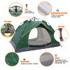 2-3 Man Automatic Instant Double Layer Pop up Camping Tent Waterproof Outdoor UK