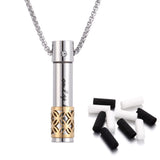 2024 New Aromatherapy Jewelry Necklaces Essential Oil Diffuser Necklace Stainless Steel Open Locket Aroma Scent Perfume Necklace